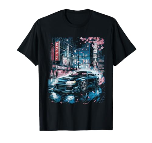 Japanese Car Tshirt Men JDM Japan Street Racing Streetwear T-Shirt