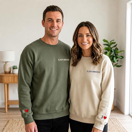 Image of Anniversary Shirts for Couples, Matching Valentines Design Tee