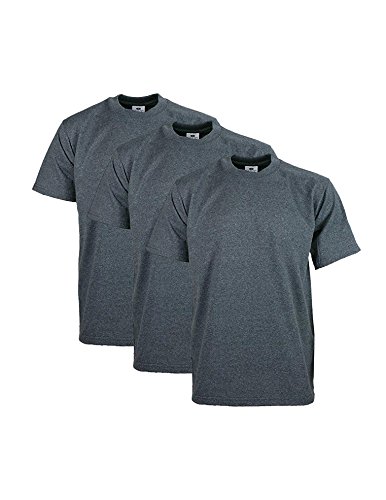 Image of Pro Club Men's 3-Pack Heavyweight Cotton Short Sleeve Crew Neck T-Shirt