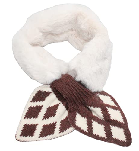 Cache-cou d'hiver en peluche pour enfants de 1 à 8 ans, marron, Taille unique Cover