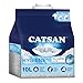Price comparison product image Catsan Hygiene Non-Clumping Cat Litter, 100 Percent Natural, Absorbent, 10 Litre, White