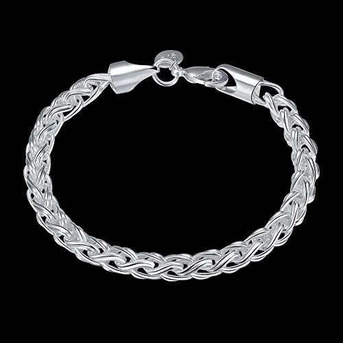 Preisvergleich Produktbild Relovsk Armband Schmuck Versilbert Twist Twist Laterne Long Wide Versilbert