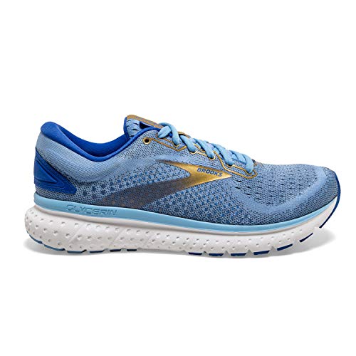 Brooks Brooks Womens Glycerin 18 Running Shoe - Cornflower/Blue/Gold - B - 8
