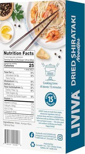 Liviva Low Carb Dried Shirataki Noodle thumb #2