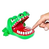 iTrend Crocodile Dentist Game – Crocodile Toy Dinosaur Biting Finger Game – Family Entertainment Game – Funny Toys for Children Kids and Adult – Crocodile Mouth Toy Green