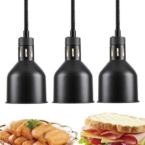 Lampe chauffante pour aliments évitant le refroidissement des plats sur buffet de restaurant
