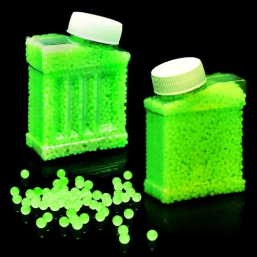 Gelbeez Glow in The Dark Water Beads 50 000 Clear Gel Jelly Beads for Vase Filler Non Toxic Water Beads for Soilless Planting Wedding Centerpieces Floral Arrangements & Home Décor