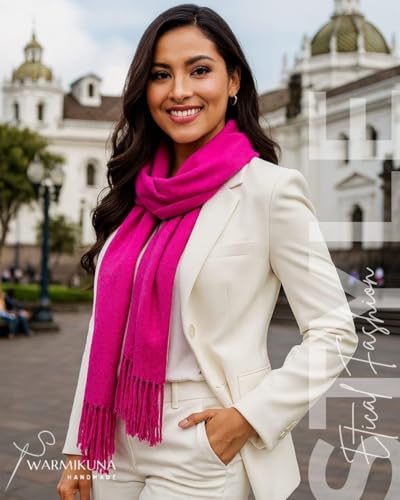 Handmade Wool Blend Cashmere Shawl, Winter Scarf for Women – Elegant and Warm Design4