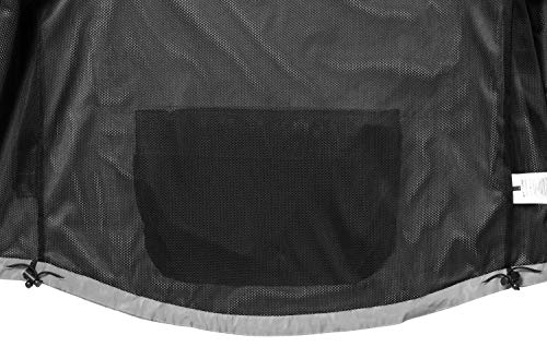 Ettore Damen Radsportjacke wasserdicht atmungsaktiv High-Vis reflektierende Silber - Night Glow - 40 EU, 14 UK