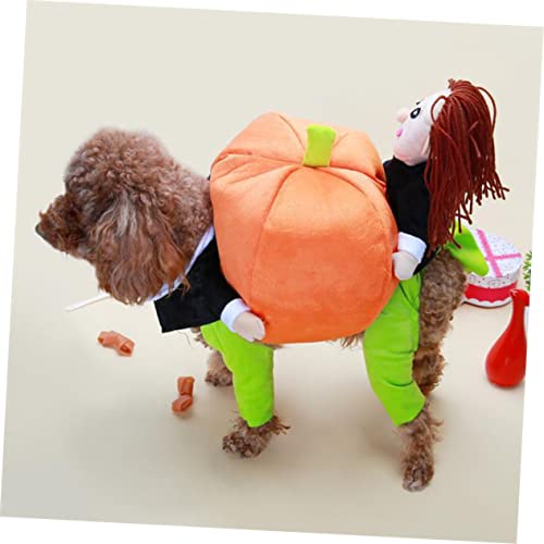 Disfraz de Calabaza Halloween para Perros Tamaño S miniatura 4