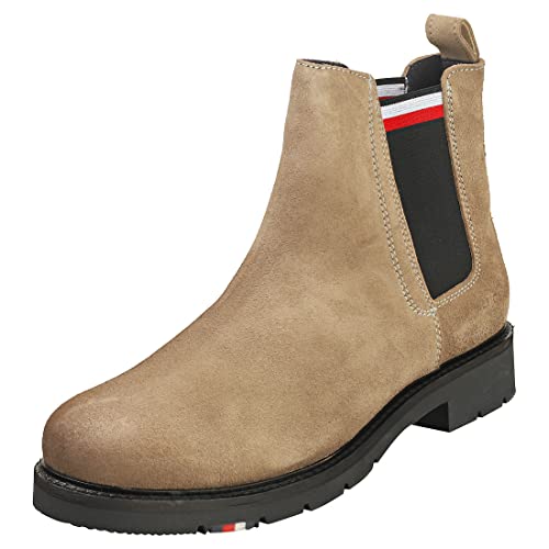Tommy Hilfiger RWB HILFIGER SUEDE CHELSEA, BROWN, braun(gpf), Gr. 42