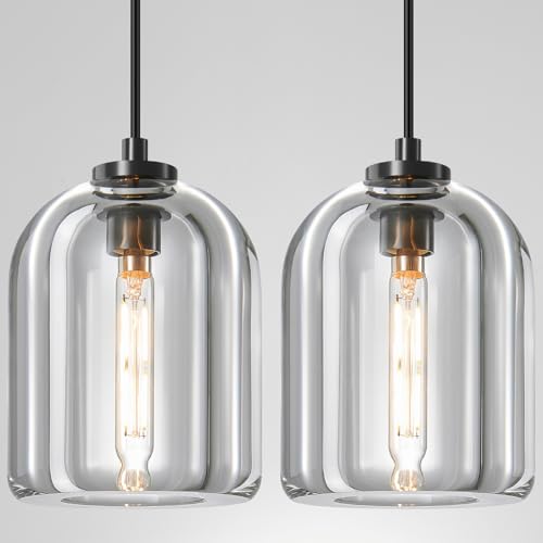Image of Crystal Pendant Light Kitchen Island，Brass Hanging Pendants Lights