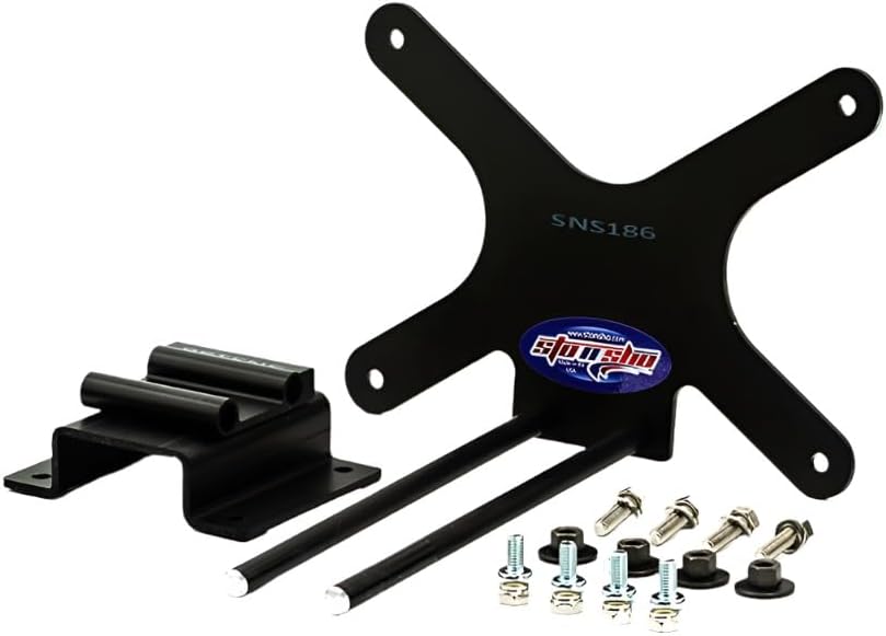 STO N SHO Front License Plate Bracket Compatible with 2017-2019 Porsche 911 Carrera/911 Carrera S (SNS186)