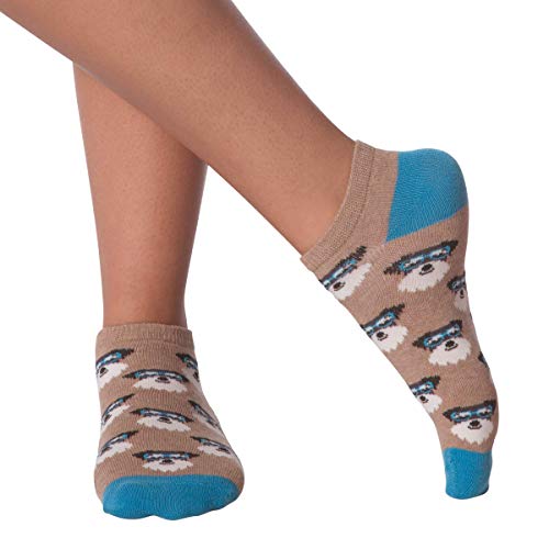 Image of K. Bell women's Fun Food & Drink Low Cut Socks - 6 Pairs - Cool & Cute Novelty Gifts