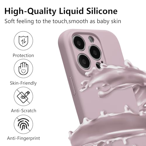 Coque silicone iPhone 13 Pro avec doublure microfibre douce luxe