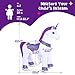 PonyCycle Ride on Unicorn for Kids 4-7 with Brake, Unicorn Gifts for Girls (35.4
