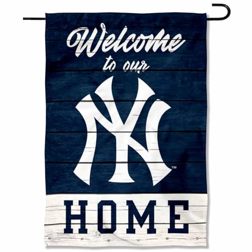 Bandera de jardín NY Yankees doble cara para decorar la entrada y terraza esta temporada