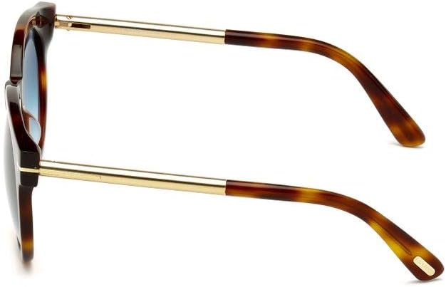 Tom Ford Sunglasses - FT0435 Janina 52P - Havana/Gradient Blue (51/22/140)