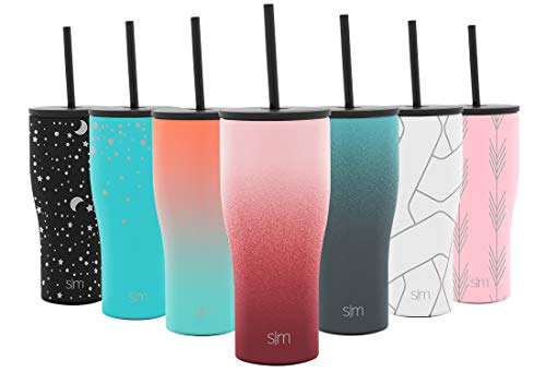 Simple Modern 20oz Journey Travel Mug with Straw Lid & Flip Lid