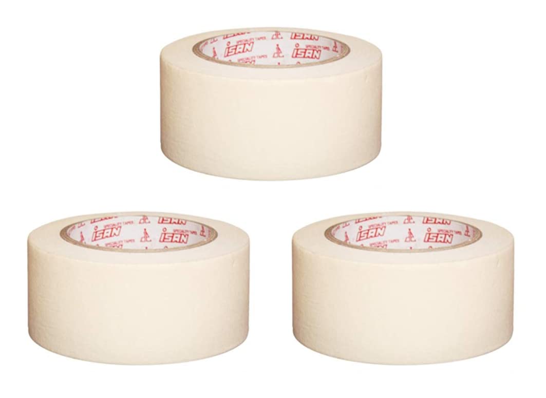 ISAN® Paper Masking Tape 48mm (2" Approx) Width X 50Mtr Length (6 Pcs Set) (B09ZHWD41Z) Amazon Price History, Amazon Price Tracker