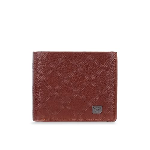 Charles Bi-Fold Wallet for Men|2 Currency compartments|Holds Upto 4 Credit/ATM Cards|Transparent ID Slot|12 Months Warranty|Box Packaging for Gifting