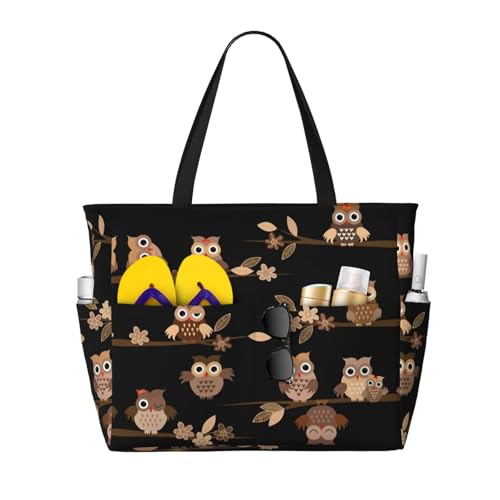 Sac à main grande capacité fini le manque de place avec ce cabas hibou