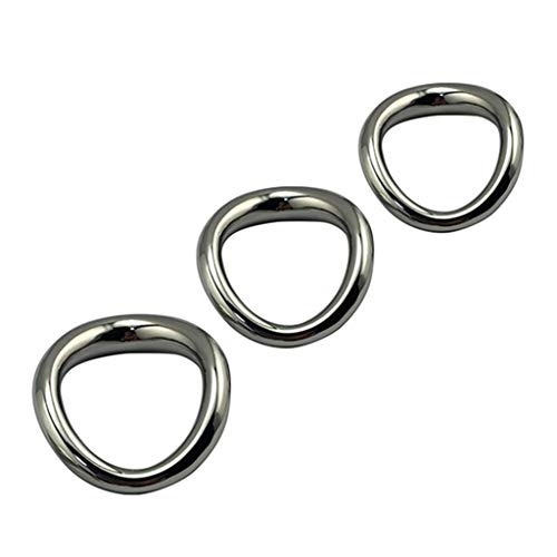 W-HELLO homens anéis mangas de aço inoxidável massagem de fisioterapia de longa duração