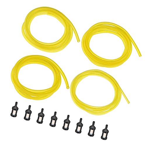 joyMerit Fuel Line Hose &Fuel Filters Kit Replace Long For Strimmer Accessories