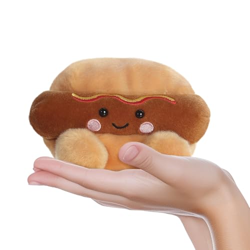 Aurora, 33848, Palm Pals Colson Hot Dog 5In, Soft Toy, Brown