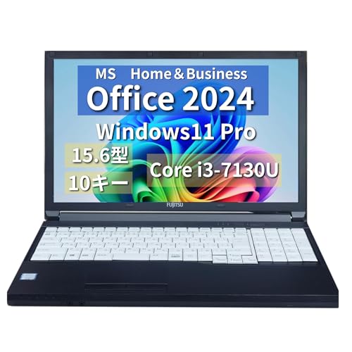 �y�����ςݕi�z�yMS Office H&B 2024 �zWin11 Pro /15.6�^ �m�[�gPC LIFEBOOK A577 / Core i3-7130U/10�L�[/wajun��wifi/Bluetooth/DVD/8GB /256GB SSD