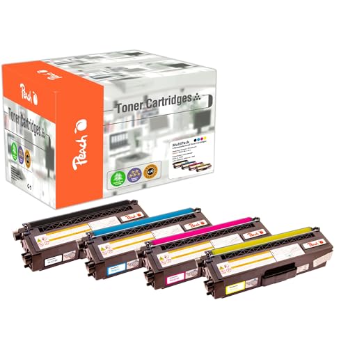 Peach PT793 Cartouche de Toner 4 pièce(s) Compatible Noir, Cyan, Magenta, Jaune