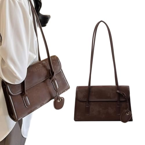 2024 NEW Shoulder Bags Solid Color Underarm Bag for Girl Women Armpit Bag Large Capacity Handbag3