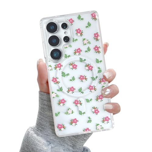 Coque fleurie Samsung S22 Ultra Magsafe pour sublimer vos tenues au quotidien