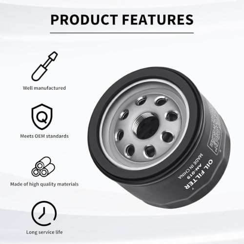 Image of 49065-0721 Oil Filter 49065-7007 for Kawasaki 4-Cycle Engine, 2 Pack