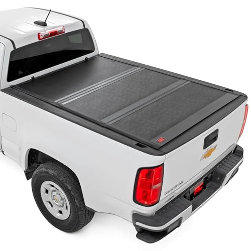 Rough Country Hard Tri-Fold Tonneau Cover for Chevy Colorado &