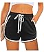 Aloodor Summer Outfits for Women Running Workout Shorts with Pockets Gym Clothes