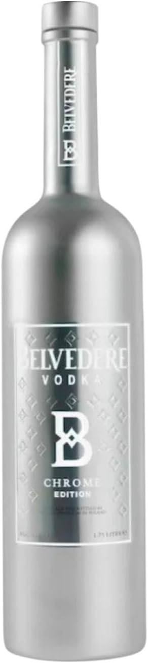 Wodka Belvedere Chrome Edition Kleine Flasche 16 cl