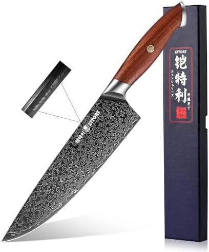 73 Layers Damascus Chefs Knife 8