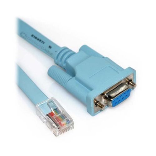 COZYSWAN® 6ft Rollover Console Cable DB9 Female to RJ45 Male for Cisco 72-3383-01, [Importado de UK] Cover