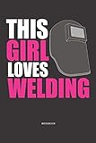  Notizbuch: Welder Girl Mandala Notizbuch / Tagebuch / Journal mit 120 leeren Linierte Seiten Große Frauen, Mädchen, Schweißer,familie