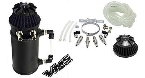 VMS Racing Universal Matte BLACK Aluminum OIL