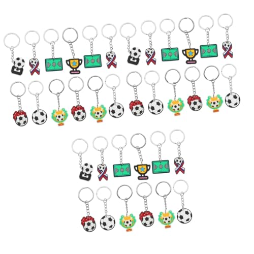 Porte-clés football en PVC souple pour retrouver facilement ses clés