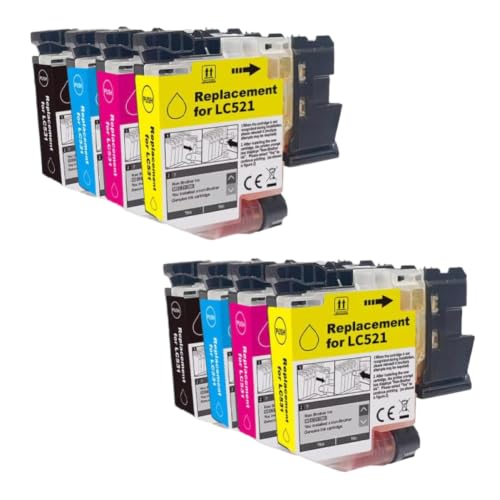 Cartouche LC521 pour DCP-J11260W pour remplacer l'encre épuisée rapidement