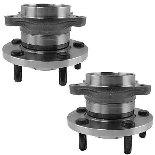 Image of TRQ Rear Left and Right Wheel Bearing and Hub Assembly Set 2 Piece Compatible with 2007-2015 Mazda CX-9 All Wheel Drive
