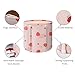 KELIXU Portable Bathtub, Foldable Soaking Bathing Tub for Freestanding Shower Stall, Thickened Thermal Foam to Keep Temperature for Spa Hot Ice bath, Pink