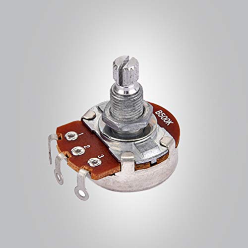 HEALLILY B500k Potentiomètre Long Moleté Split Shaft Basse Électrique Guitare Volume Ton Pots Audio Taper Switch… - Les Beatles, Paul McCartney, John Lennon, RIngo Starr, George Harrison HEALLILY B500k Potentiomètre Long Moleté Split Shaft Basse Électrique Guitare Volume Ton Pots Audio Taper Switch… – Image 4