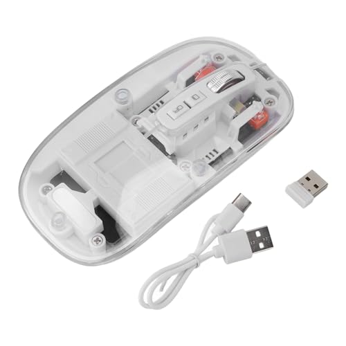 Ratón transparente multi dispositivo inalámbrico para evitar el uso de pilas 5
