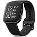 RIOROO Bracelet Compatible pour Fitbit Versa 2 / Versa/Versa Lite/Blaze Bracelet, Bandes Remplacement Silicone pour Femmes Hommes, Sport Bracelet de Montres Accessoire, Noir(sans Tracker), L