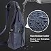 MIAZIB Man Leather Sling Backpack Sling Shoulder Bag for Men Waterproof Crossbody Bag Chest Sling Bag Hiking (Blue)
