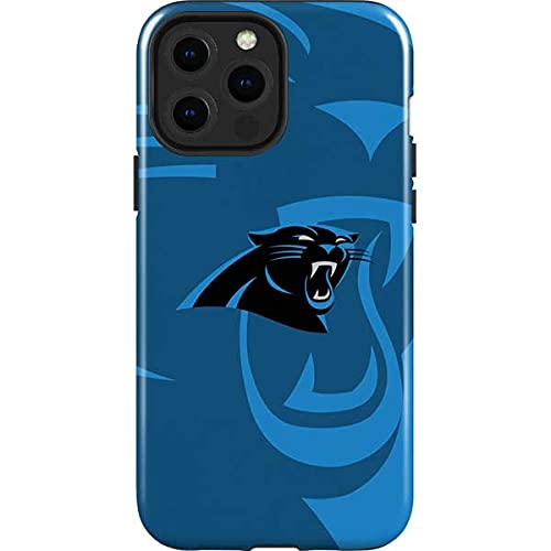 Skinit Impact Phone Case Compatible with iPhone 13 Pro Max - Officially Licensed NFL Carolina Panthers Double Vision Design